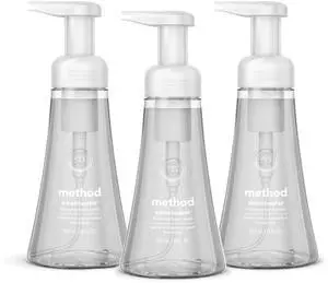 method Foaming Hand Wash, Sweet Water - Leaves Hands Feeling Soft & Clean, for Bathroom & Kitchen, Notes of Dewy Lemon Leaf, Grapefruit & Star Jasmine, 10 fl oz, 3 pack method Foaming Hand Wash, Sweet Water - Leaves Hands Feeling Soft & Clean, for Bathroom & Kitchen, Notes of Dewy Lemon Leaf, Grapefruit & Star Jasmine, 10 fl oz, 3 pack