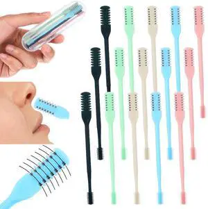 YUXIANLB 5Pcs Nasal Hair Cutter for Women Men 2-in-1 Double Sided Nose Knife Hair Remover Tool Upgrade Portable 360° Rotating Manual Nose Hair Trimmer with Soft Cleaning Brush YUXIANLB 5Pcs Nasal Hair Cutter for Women Men 2-in-1 Double Sided Nose Knife Hair Remover Tool Upgrade Portable 360° Rotating Manual Nose Hair Trimmer with Soft Cleaning Brush