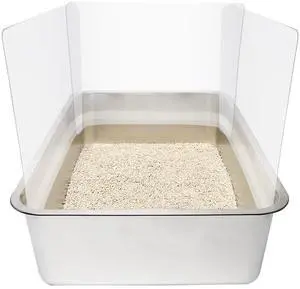 YOILES 3PCS Cat Litter Box Pee Shields,Transparent Easy Clean Splash Guard for Open Top Litter Pan 14.5×11.5in- Litter Box Not Included (3, Clear) YOILES 3PCS Cat Litter Box Pee Shields,Transparent Easy Clean Splash Guard for Open Top Litter Pan 14.5×11.5in- Litter Box Not Included (3, Clear)