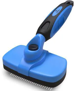 Deshedding Dog Brush for Shedding Self Clean Cat Brush Deshedding & Grooming Tool for Long Haired and Short Haired Dogs, Slicker Brushes for Dogs, Skin-Friendly, Retractable Bristles, Easy to Clean Deshedding Dog Brush for Shedding Self Clean Cat Brush Deshedding & Grooming Tool for Long Haired and Short Haired Dogs, Slicker Brushes for Dogs, Skin-Friendly, Retractable Bristles, Easy to Clean