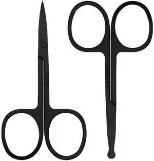 AskBed 2 pcs Eyebrow Scissors with Rounded Tip AskBed 2 pcs Eyebrow Scissors with Rounded Tip