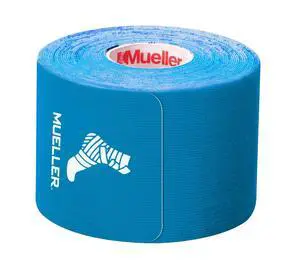 Sports Medicine Kinesiology Therapeutic Tape, Quality Athletic Tape, Latex Free, 20 Pre-Cut I-Strips, 2" x 9.75" Each Strip, Blue Sports Medicine Kinesiology Therapeutic Tape, Quality Athletic Tape, Latex Free, 20 Pre-Cut I-Strips, 2" x 9.75" Each Strip, Blue
