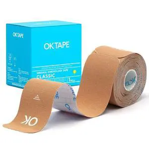 Kinesiology Tape Precut Elastic Hypoallergenic, 20 Strips, 2"x16ft Kinesiology Tape Precut Elastic Hypoallergenic, 20 Strips, 2"x16ft