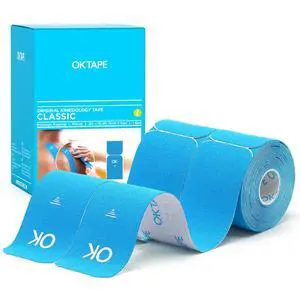 Kinesiology Tape 10" Precut Elastic 20 Strips, 2in x 16ft, 2 Rolls Kinesiology Tape 10" Precut Elastic 20 Strips, 2in x 16ft, 2 Rolls