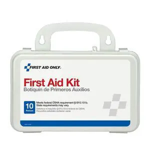 6060 All-Purpose 10-Person Emergency First Aid Kit for Business, Worksite, Home, and Car, 57 Pieces 6060 All-Purpose 10-Person Emergency First Aid Kit for Business, Worksite, Home, and Car, 57 Pieces