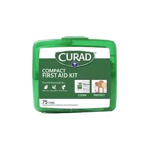 Compact First Aid Kit, Green 75 Items, 1 Each Compact First Aid Kit, Green 75 Items, 1 Each