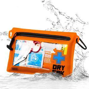Ultralight Waterproof First Aid Kit, Boat First Aid Kit, Marine Medical Kit for Boating, Kayak, Backpacking, Hiking, Camping, Emergency Kit (Orange) Ultralight Waterproof First Aid Kit, Boat First Aid Kit, Marine Medical Kit for Boating, Kayak, Backpacking, Hiking, Camping, Emergency Kit (Orange)