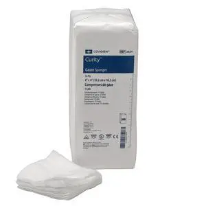 2634 Curity Gauze Sponge, Non-Sterile, 4" x 4", 12-Ply (Pack of 200), Package May Vary 2634 Curity Gauze Sponge, Non-Sterile, 4" x 4", 12-Ply (Pack of 200), Package May Vary