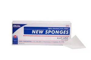 4-Ply Non-Woven Gauze Sponge NonSterile 4 x 4 1 Bag(s), 200 per Bag 4-Ply Non-Woven Gauze Sponge NonSterile 4 x 4 1 Bag(s), 200 per Bag