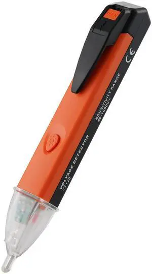 Non-Contact Voltage Tester Tools,LED Flashlight,Buzzer Alarm,AC Voltage Detector Pen,Test Range 60V - 1000V for Live/Null Wire Judgment Non-Contact Voltage Tester Tools,LED Flashlight,Buzzer Alarm,AC Voltage Detector Pen,Test Range 60V - 1000V for Live/Null Wire Judgment
