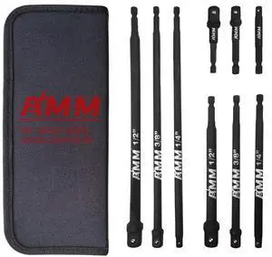 9PCS Impact Socket Adapter Set, 1/4" 3/8" 1/2" Drive for Power Drill 9PCS Impact Socket Adapter Set, 1/4" 3/8" 1/2" Drive for Power Drill