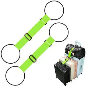 Adjustable Luggage Connector Straps for Suitcases, Add a Bag Elastic Belt Adjustable Luggage Connector Straps for Suitcases, Add a Bag Elastic Belt