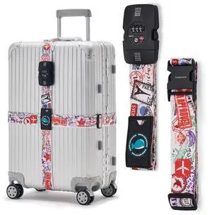 Luggage Straps TSA Approved, Suitcase Straps with TSA Lock Luggage Straps TSA Approved, Suitcase Straps with TSA Lock