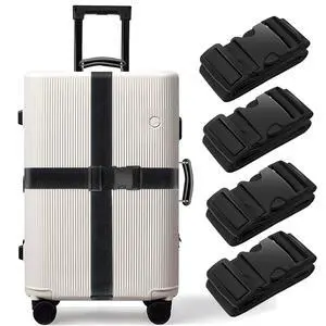Luggage Straps for Suitcases,79" Long Adjustable Luggage Belts Luggage Straps for Suitcases,79" Long Adjustable Luggage Belts