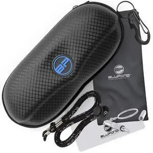 Sunglasses Case Semi Hard EVA Shell with Metal Hanging Hook Belt Clip Sun Glasses Storage Sunglasses Case Semi Hard EVA Shell with Metal Hanging Hook Belt Clip Sun Glasses Storage