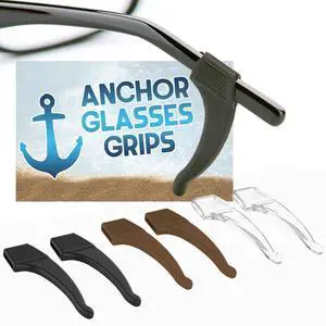 - 3 Pack - Sunglasses Retainer Anti-Slip Glasses Grip Ear Hook Eyeglasses Anti-Slip Temple Tip Glasses Holder (Tricolor) - 3 Pack - Sunglasses Retainer Anti-Slip Glasses Grip Ear Hook Eyeglasses Anti-Slip Temple Tip Glasses Holder (Tricolor)