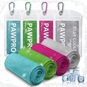 4 Pack Cooling Towels, Soft Breathable Cooling Towels for Neck and Face 4 Pack Cooling Towels, Soft Breathable Cooling Towels for Neck and Face