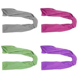 4 Packs 40"x 12" Microfiber Cooling Towel, Temperature Regulating, Multicolor, 4 Count, Sports/Workout 4 Packs 40"x 12" Microfiber Cooling Towel, Temperature Regulating, Multicolor, 4 Count, Sports/Workout