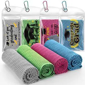 4 Pack Cooling Towels (40"x12"), Cooling Neck Wraps, Soft Breathable Chilly Towel, Ice Towel, Microfiber Towels for Yoga, Sport, Running, Workout, Gym, Camping, Fitness & More Activities 4 Pack Cooling Towels (40"x12"), Cooling Neck Wraps, Soft Breathable Chilly Towel, Ice Towel, Microfiber Towels for Yoga, Sport, Running, Workout, Gym, Camping, Fitness & More Activities