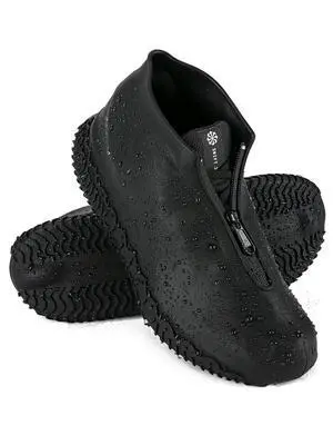Waterproof Rain Shoe Covers, Silicone Overshoes with Zipper Non-slip Galoshes for Men and Women Waterproof Rain Shoe Covers, Silicone Overshoes with Zipper Non-slip Galoshes for Men and Women