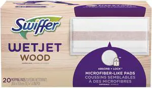 WetJet Mops for Floor Cleaning, Hardwood Floor Cleaner Spray Mop Pad Refill, 20 Count WetJet Mops for Floor Cleaning, Hardwood Floor Cleaner Spray Mop Pad Refill, 20 Count