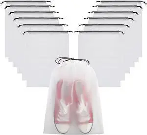 13 Pack Transparent Shoe Bags for Travel, 15.7 x 11.8 inches 13 Pack Transparent Shoe Bags for Travel, 15.7 x 11.8 inches