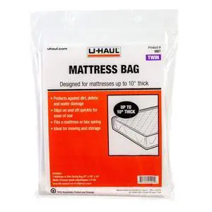Standard Twin Mattress Bag Moving & Storage Cover for Mattress or Box Spring - 87 x 39 x 10 (1-Pack) Standard Twin Mattress Bag Moving & Storage Cover for Mattress or Box Spring - 87 x 39 x 10 (1-Pack)