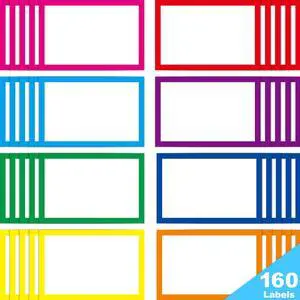 160 PCS Moving Labels, 8 Color-Coded Self-Adhesive Rectangular Stickers for Boxes, Large Home Moving Blank Packing Labels for Cartons, Storage Bins, Office Uses (6 x 4) 160 PCS Moving Labels, 8 Color-Coded Self-Adhesive Rectangular Stickers for Boxes, Large Home Moving Blank Packing Labels for Cartons, Storage Bins, Office Uses (6 x 4)
