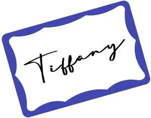 390Pcs Name Tags, 3in x 2in Name Tag Stickers, Name Tags Sticker for School Office Home(White with Blue Border) 390Pcs Name Tags, 3in x 2in Name Tag Stickers, Name Tags Sticker for School Office Home(White with Blue Border)