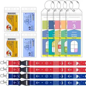 9 Pack Cruise Luggage Tag Holder & Cruise Ship Lanyards with Waterproof Id Badge Holder, Cruise Essentials 2026 for Royal Caribbean and Celebrity 9 Pack Cruise Luggage Tag Holder & Cruise Ship Lanyards with Waterproof Id Badge Holder, Cruise Essentials 2026 for Royal Caribbean and Celebrity