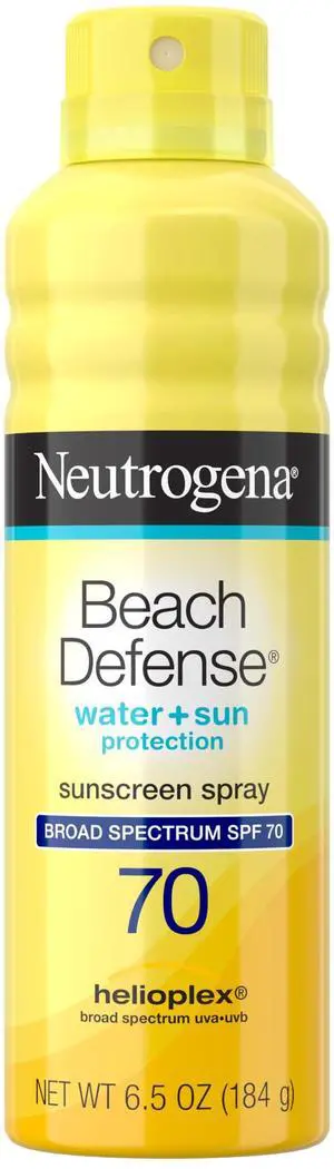 Beach Defense Sunscreen Spray, SPF 70, 6.5 oz Beach Defense Sunscreen Spray, SPF 70, 6.5 oz
