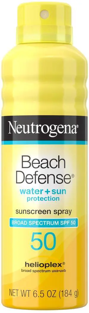 Beach Defense Sunscreen Spray, SPF 50, 6.5 oz Beach Defense Sunscreen Spray, SPF 50, 6.5 oz