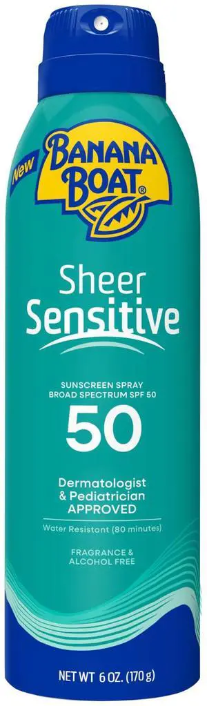 Sheer Sensitive Sunscreen Spray SPF 50, 6 Oz Sheer Sensitive Sunscreen Spray SPF 50, 6 Oz