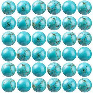 100Pcs Natural Stone Beads 8mm Turquoise Round Gemstone Loose Beads with Elastic Bracelet String for Bracelets Necklace Jewelry Making 100Pcs Natural Stone Beads 8mm Turquoise Round Gemstone Loose Beads with Elastic Bracelet String for Bracelets Necklace Jewelry Making
