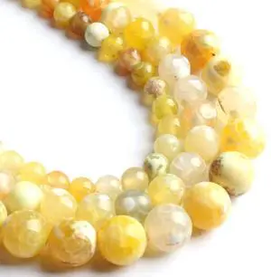 45pcs Round Loose Yellow Fire Agate Beads for Bracelet Beads8mm Gemstone Bead Round Loose Stone Beads for Jewelry Making DIY Bracelet Necklace Earrings 45pcs Round Loose Yellow Fire Agate Beads for Bracelet Beads8mm Gemstone Bead Round Loose Stone Beads for Jewelry Making DIY Bracelet Necklace Earrings