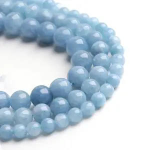 Natural Stone Beads Aquamarine 8mm Polished Round Smooth Gemstone Beads for Jewelry Making 15 Inch(Aquamarine,8mm) Natural Stone Beads Aquamarine 8mm Polished Round Smooth Gemstone Beads for Jewelry Making 15 Inch(Aquamarine,8mm)