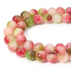 60pcs 6mm Natural Watermelon Tourmaline Gemstone Beads Energy Healing Crystal Round Loose Stone Beads for Jewelry Making, DIY Bracelets Necklaces 60pcs 6mm Natural Watermelon Tourmaline Gemstone Beads Energy Healing Crystal Round Loose Stone Beads for Jewelry Making, DIY Bracelets Necklaces