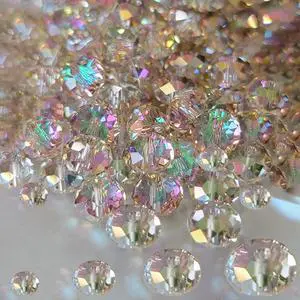800Pcs 4/6/8/10mm Crystal Glass Beads for Jewelry Making Beads for Bracelets Necklace Pendants Making Supplies(Silver Champagne) 800Pcs 4/6/8/10mm Crystal Glass Beads for Jewelry Making Beads for Bracelets Necklace Pendants Making Supplies(Silver Champagne)