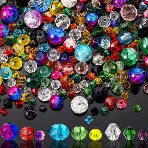 1300 Pieces Crystal Glass Beads for Jewelry Making Suncatcher Faceted Bicone Assorted Loose Sparkly Beads for Bracelets Necklace Pendants Jewelry Making Supplies(Colorful) 1300 Pieces Crystal Glass Beads for Jewelry Making Suncatcher Faceted Bicone Assorted Loose Sparkly Beads for Bracelets Necklace Pendants Jewelry Making Supplies(Colorful)