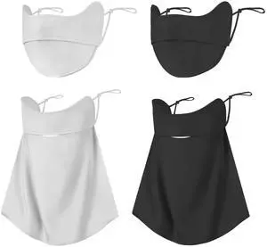 4 Pcs Face Mask for Sun Protection and Cooling Neck Gaiter Scarf 4 Pcs Face Mask for Sun Protection and Cooling Neck Gaiter Scarf