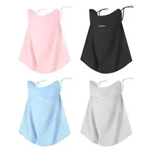 4 Pcs UV Sun Protection Face Mask with Neck Coverage Neck Gaiter Scarf UPF50+ Face Shield Breathable Cooling Design for Summer Outdoor Activities 4 Pcs UV Sun Protection Face Mask with Neck Coverage Neck Gaiter Scarf UPF50+ Face Shield Breathable Cooling Design for Summer Outdoor Activities
