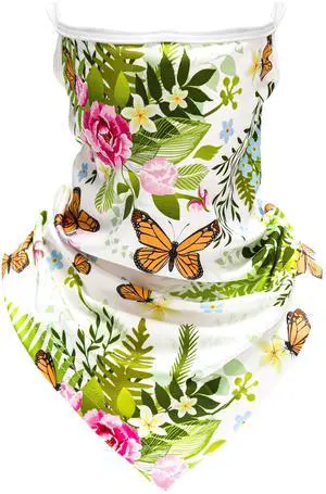 UV Sun Protection Face Scarf Mask, Breathable Gardening Face Cover Neck Gaiter with Ear Loops Bandana for Men Women UV Sun Protection Face Scarf Mask, Breathable Gardening Face Cover Neck Gaiter with Ear Loops Bandana for Men Women