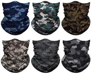 Neck Gaiter for Men Women Headwear Bandana Head Wrap Face Scarf Mask Cover Warmer Balaclava-Seamless & Versatile (A-Classic Camo 1) Neck Gaiter for Men Women Headwear Bandana Head Wrap Face Scarf Mask Cover Warmer Balaclava-Seamless & Versatile (A-Classic Camo 1)