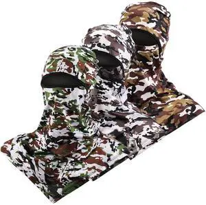 3 Piece Balaclava Face Cover Sun Protection Neck Cover Summer Balaclava for Men Women Outdoor Sports UV Protector(Camouflage Color) 3 Piece Balaclava Face Cover Sun Protection Neck Cover Summer Balaclava for Men Women Outdoor Sports UV Protector(Camouflage Color)