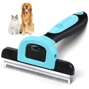 Pet Grooming Brush, Deshedding Tool for Dogs & Cats, Effectively Reduces Shedding by up to 95% for Short Medium and Long Pet Hair Pet Grooming Brush, Deshedding Tool for Dogs & Cats, Effectively Reduces Shedding by up to 95% for Short Medium and Long Pet Hair
