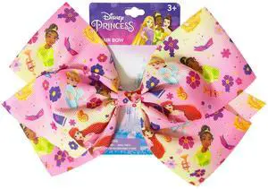 Disney Princesses Single Hair Bow For Girls - One Large Printed Hair Bow Featuring your Favorite Disney Characters - Alligator Clip - Hair Bows for Daily Styling or Special Occasion, Ages 3+ Disney Princesses Single Hair Bow For Girls - One Large Printed Hair Bow Featuring your Favorite Disney Characters - Alligator Clip - Hair Bows for Daily Styling or Special Occasion, Ages 3+
