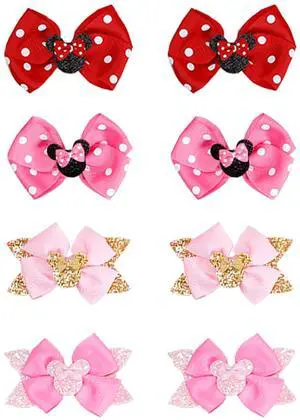 Hair Clips for Girls, 8 pcs Hair Bows, Cute Hair Clips Kids Barrettes Girls' Hair Accessories for Birthday Christmas Children's Day Gift Hair Clips for Girls, 8 pcs Hair Bows, Cute Hair Clips Kids Barrettes Girls' Hair Accessories for Birthday Christmas Children's Day Gift