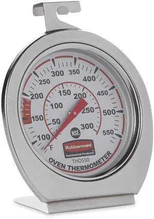 Stainless Steel Monitoring Thermometer, Safe for Inside Oven/Grill/Smoker, 60-580°F Range, Easy to Read Food Thermometer For Food Resturant/Home Cooking Stainless Steel Monitoring Thermometer, Safe for Inside Oven/Grill/Smoker, 60-580°F Range, Easy to Read Food Thermometer For Food Resturant/Home Cooking