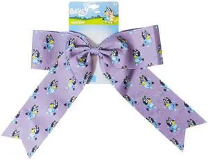 Bluey Hair Bows For Girls - One Large Printed Hair Bow Featuring your Favorite Bluey Characters - Alligator Clip - Large Bows for Daily Styling or Special Occasions, Ages 3+ Bluey Hair Bows For Girls - One Large Printed Hair Bow Featuring your Favorite Bluey Characters - Alligator Clip - Large Bows for Daily Styling or Special Occasions, Ages 3+