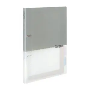 Campus 2-Ring Loose Leaf Binder, A4, 2 Holes, Up to 100 Sheets, Gray, Japan Import (RU-PP158M) Campus 2-Ring Loose Leaf Binder, A4, 2 Holes, Up to 100 Sheets, Gray, Japan Import (RU-PP158M)